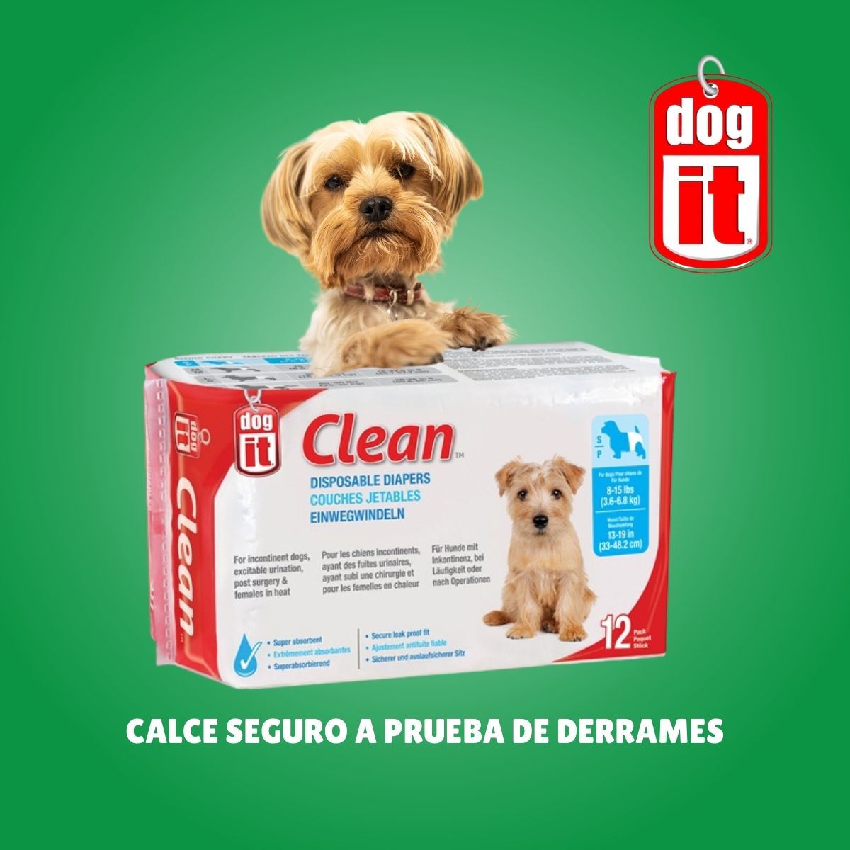 Pañales Desechables Dogit para Perros en Amigales Chile