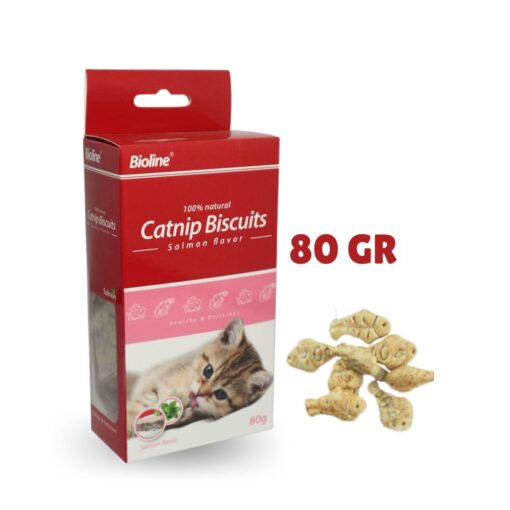 Catnip biscuits Con Salmón para gatos