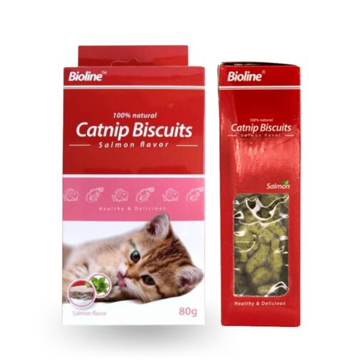 Catnip biscuits Con Salmón para gatos