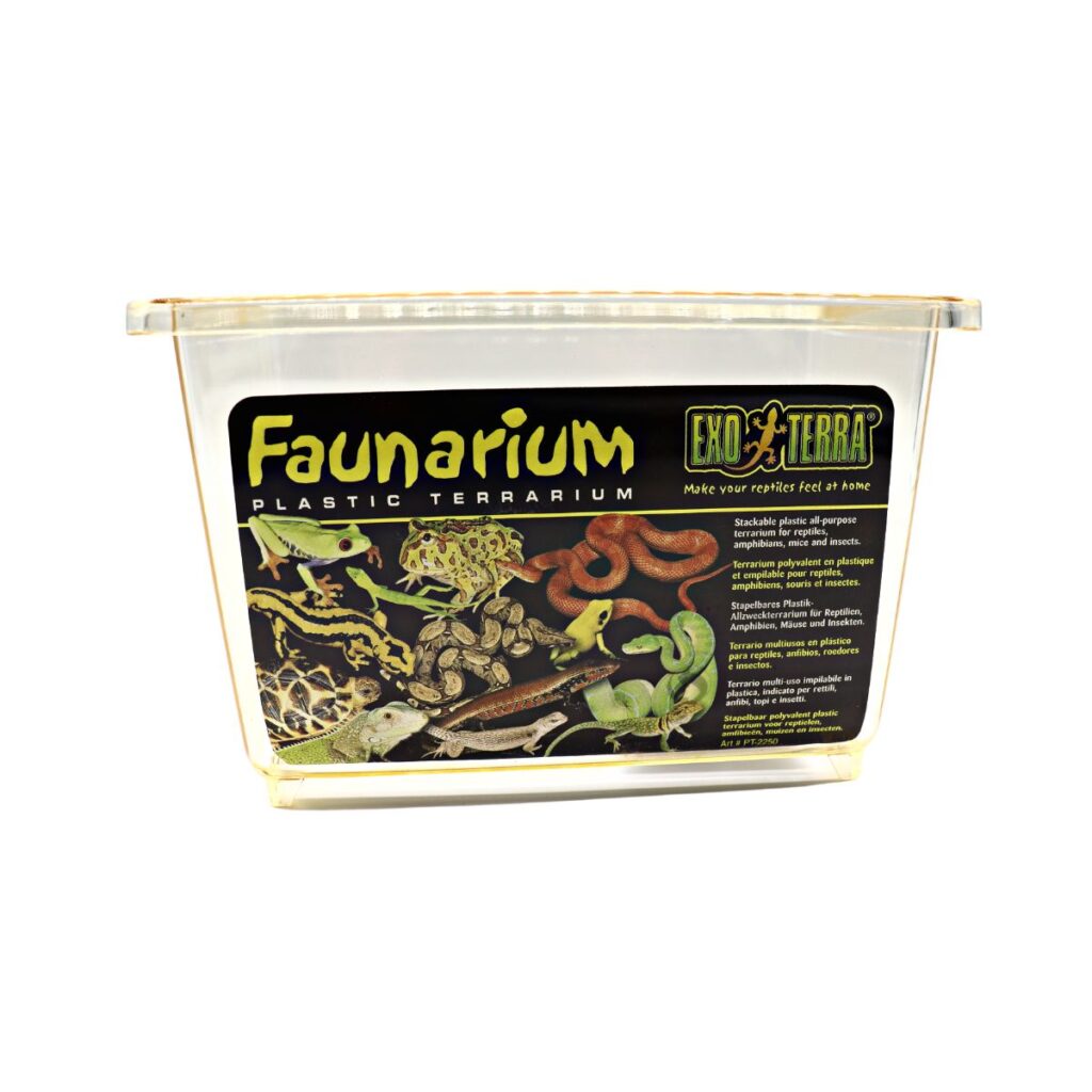 Terrario Exo Terra Faunarium 45.7x30.5x16.5cm - Multiuso Per Rettili, Anfibi E Insetti, Trasparente - Foto 3