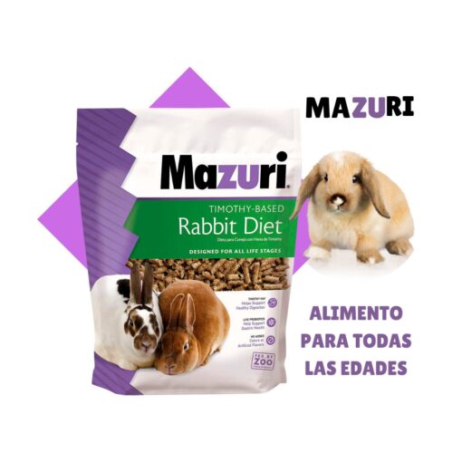 Alimento Para Conejos Mazuri Timothy Rabbit