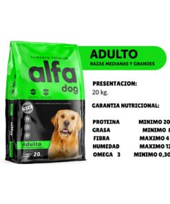Alimento Premium Alfa Dog Adulto