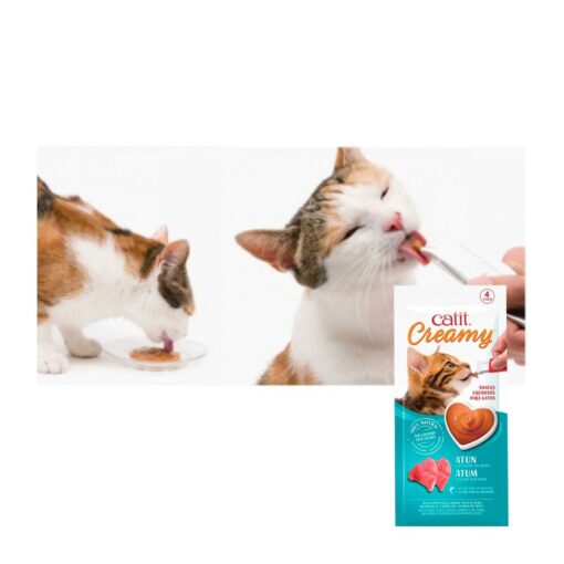 Snack gatos Catit Creamy 40g