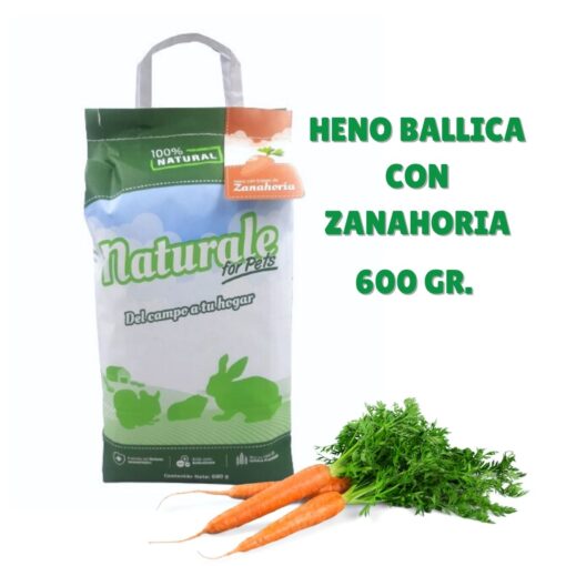 Heno Ballica Con zanahoria Naturale