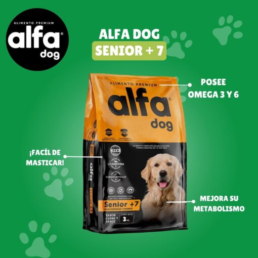 Alimento Alfa Dog Senior