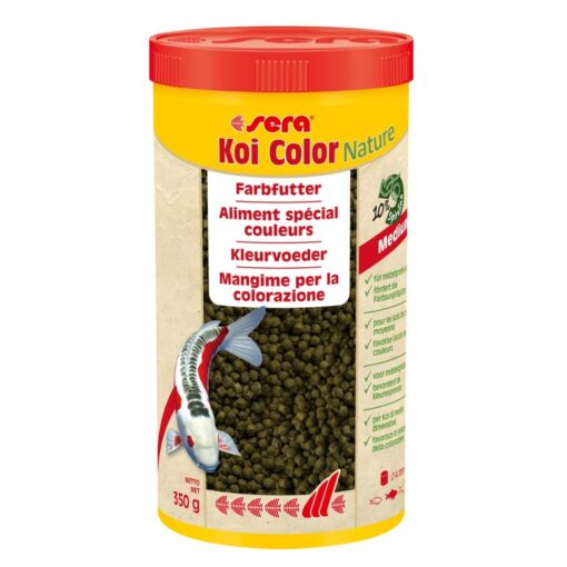 Sera Koi Nature – Friandise Pour Koïs à Base De 100% Vers à Soie, Haute Teneur En Protéines, Pour Saison Chaude (>15°C)