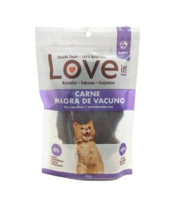 Snack LOVE IT Para Gatos Carne Vacuno 40GR