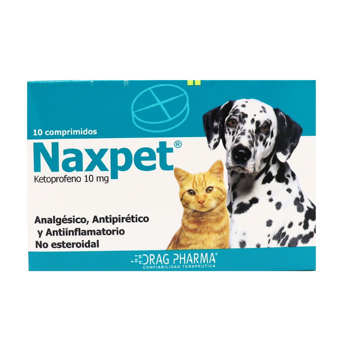 Naxpet Ketoprofeno 10mg Para Perros y Gatos