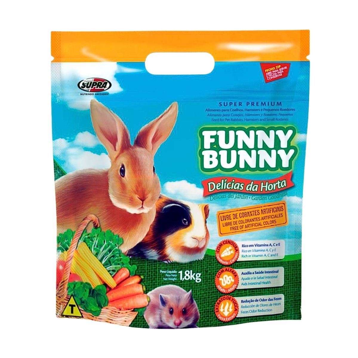 Alimento Funny Bunny Para Pequeñas Mascotas