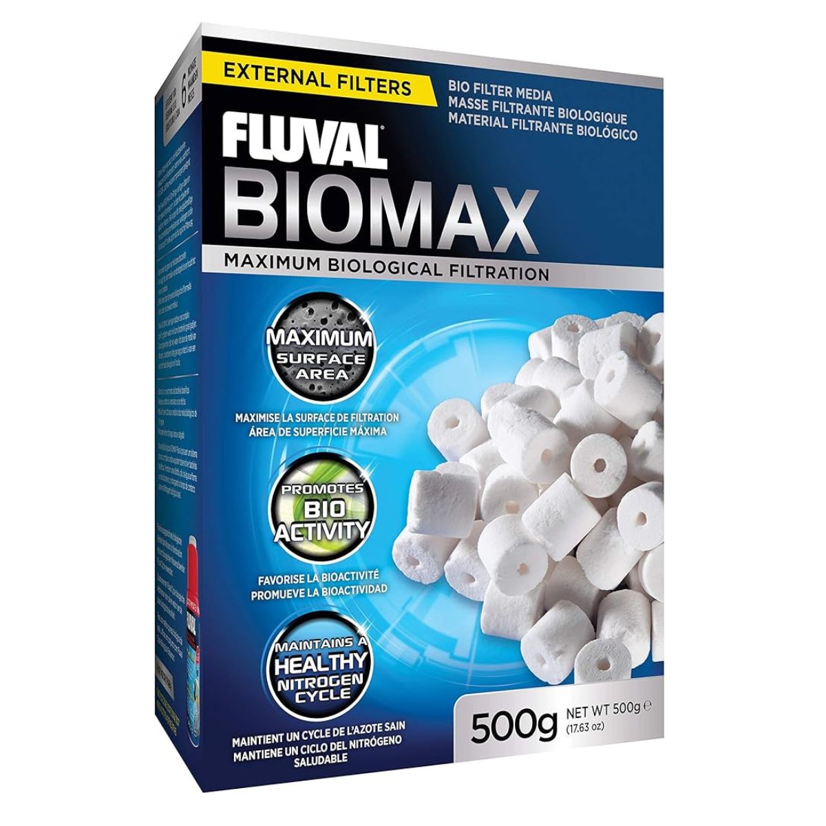 Canutillos Fluval Biomax 500g Para Acuarios