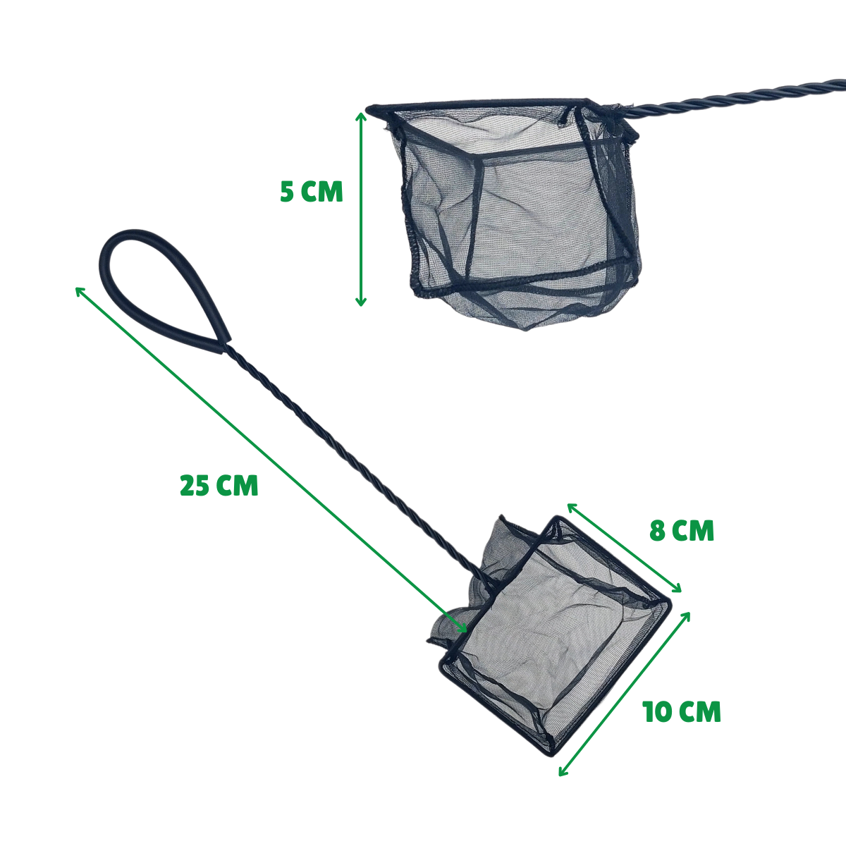 Sera Red De Malla Fina Para Peces - 10cm