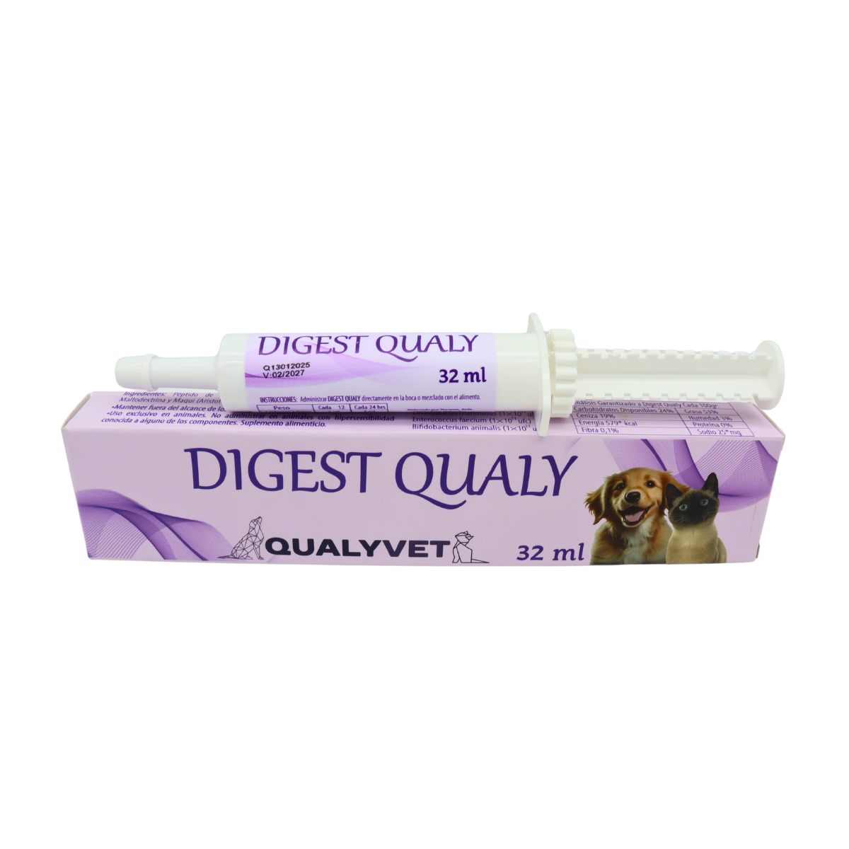Digest Qualy Para Perros y Gatos Probiótico - 32 ml