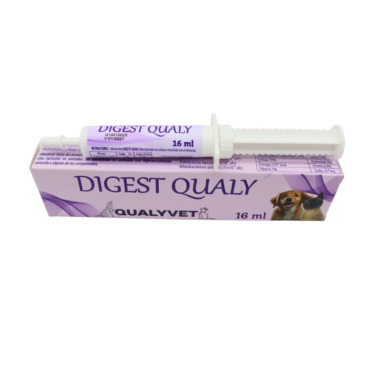 Digest Qualy Para Perros y Gatos Probiótico - 16 ml
